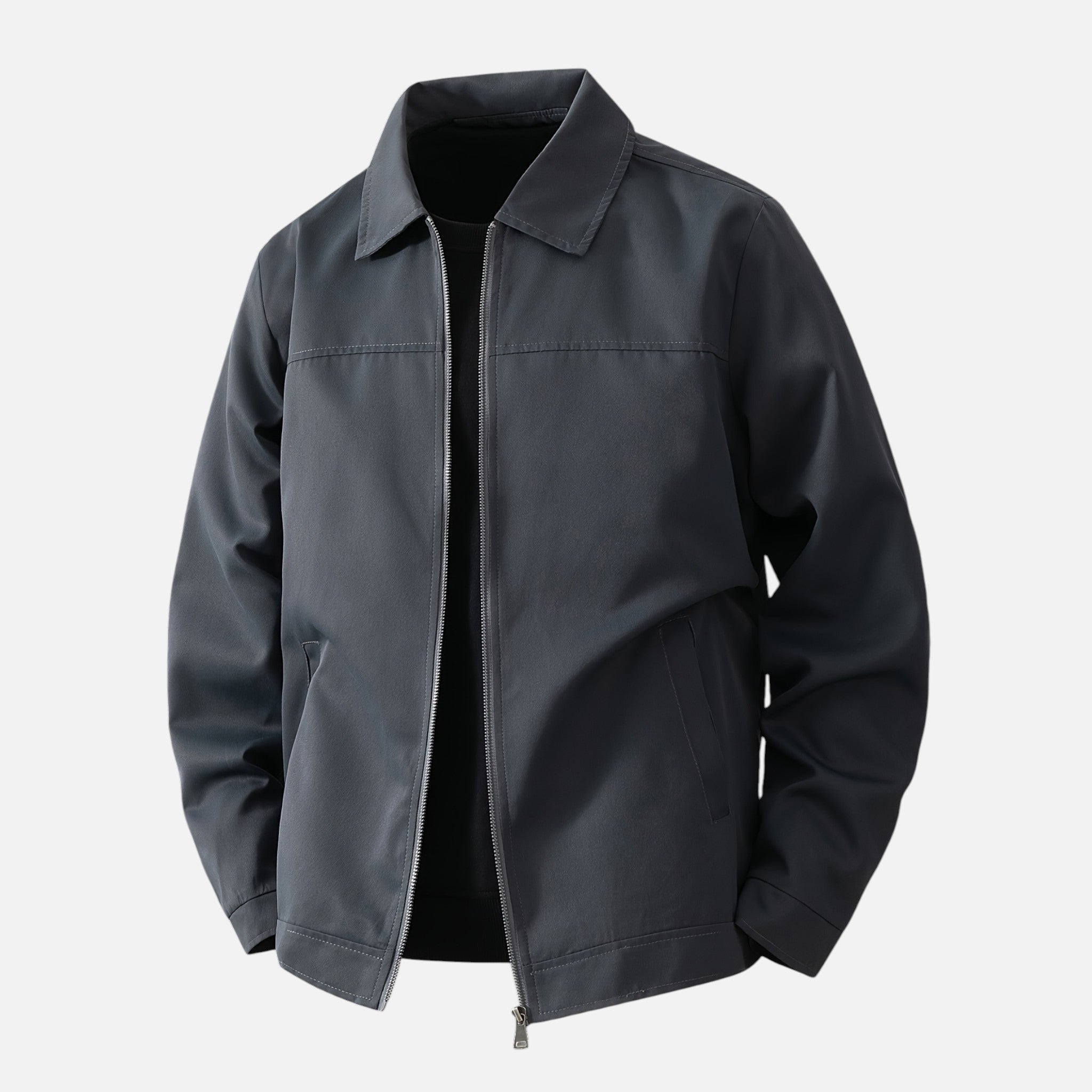 Luzeva | Men’s Heritage Twill Jacket – Refined Everyday Elegance