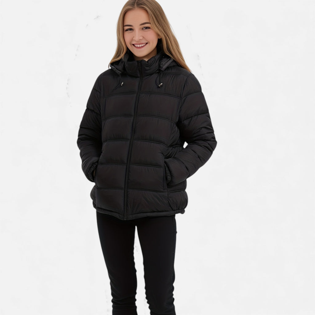 Luzeva | Women’s Heritage Hooded Jacket Timeless Refined Everyday Coat