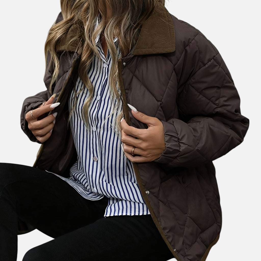 Luzeva | Women’s Tweed Jacket Elegant Fit for Timeless Wardrobe