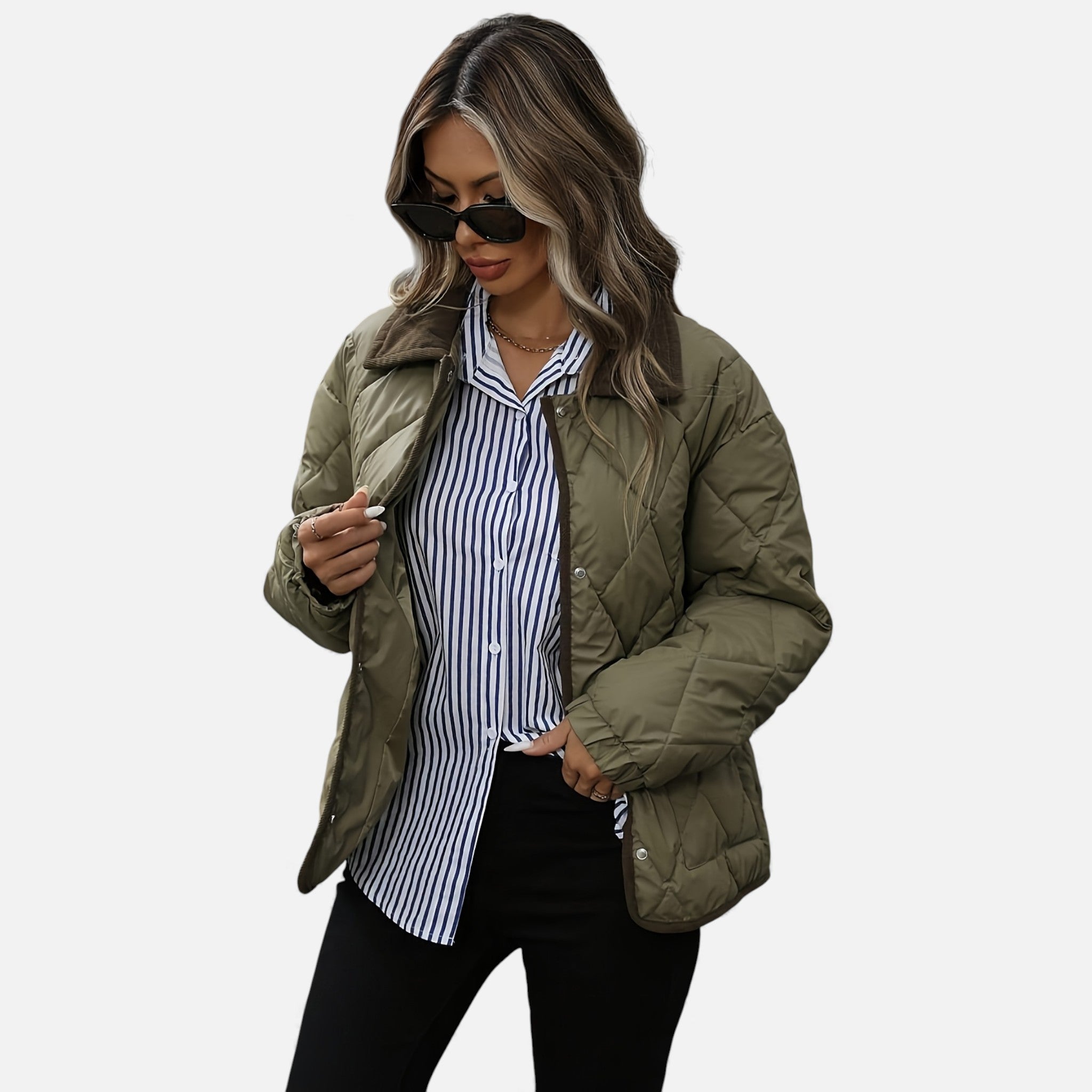 Luzeva | Women’s Tweed Jacket Elegant Fit for Timeless Wardrobe