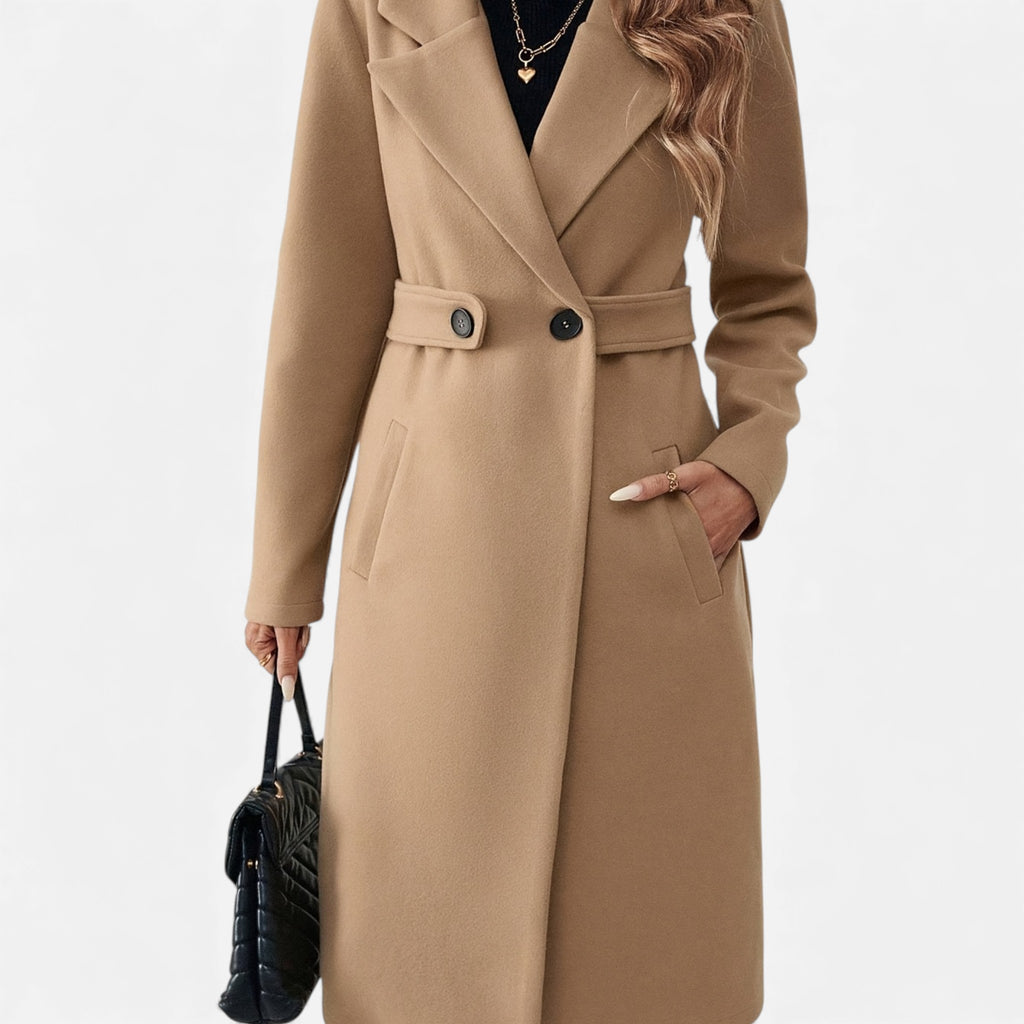 Luzeva | Heritage Women’s Tweed Coat Classic Refined Winter Style