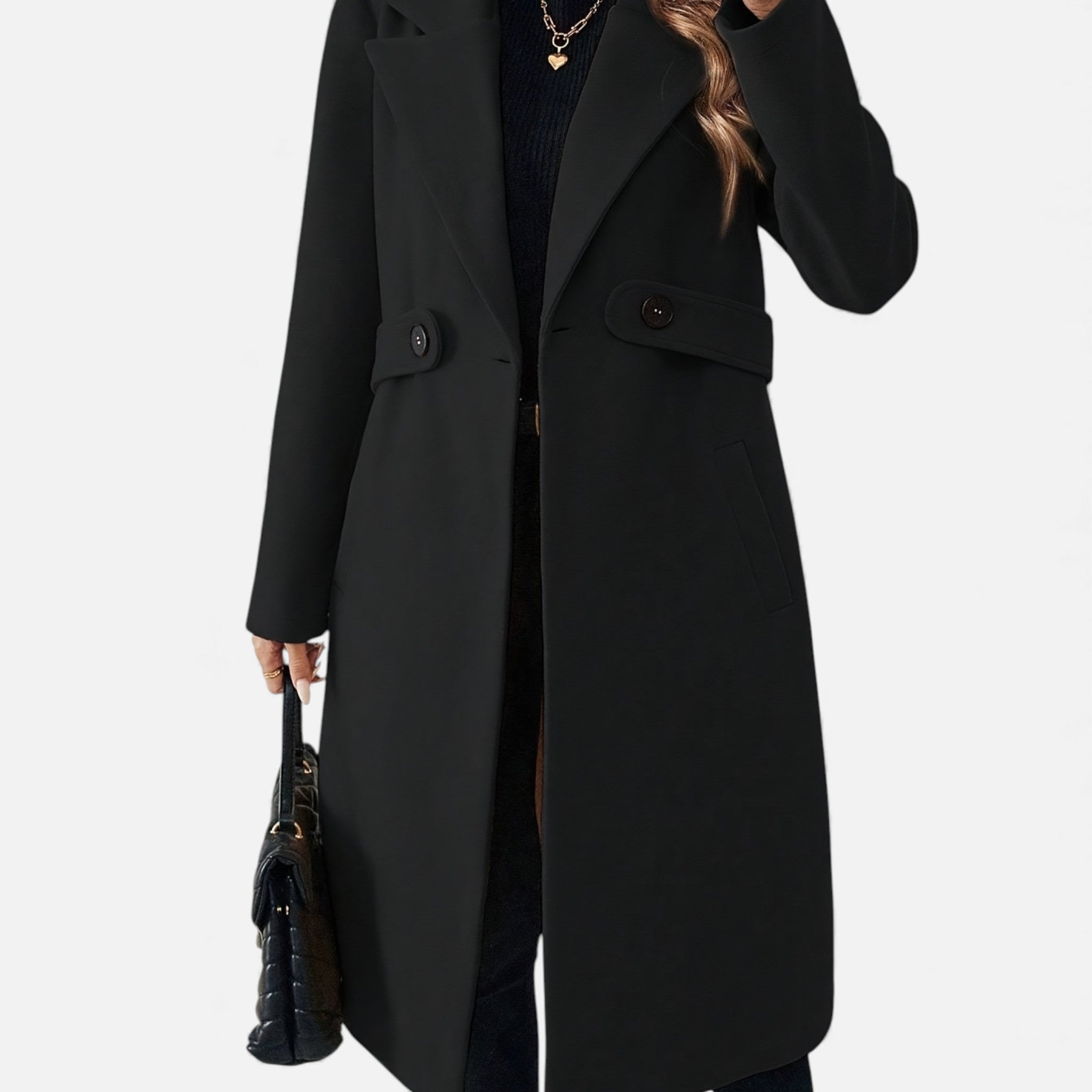 Luzeva | Heritage Women’s Tweed Coat Classic Refined Winter Style