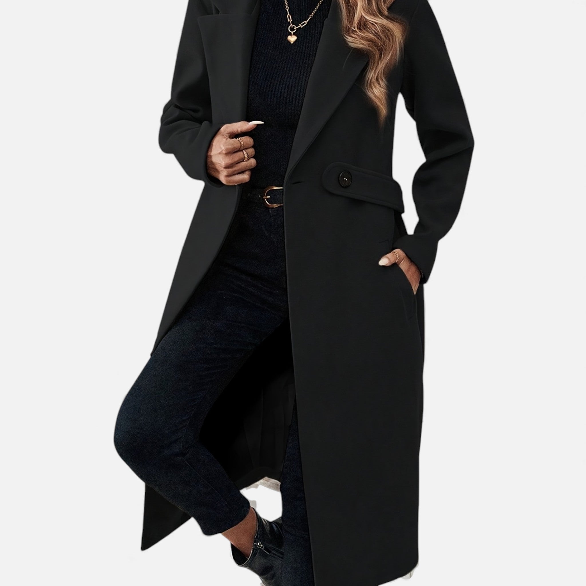 Luzeva | Heritage Women’s Tweed Coat Classic Refined Winter Style