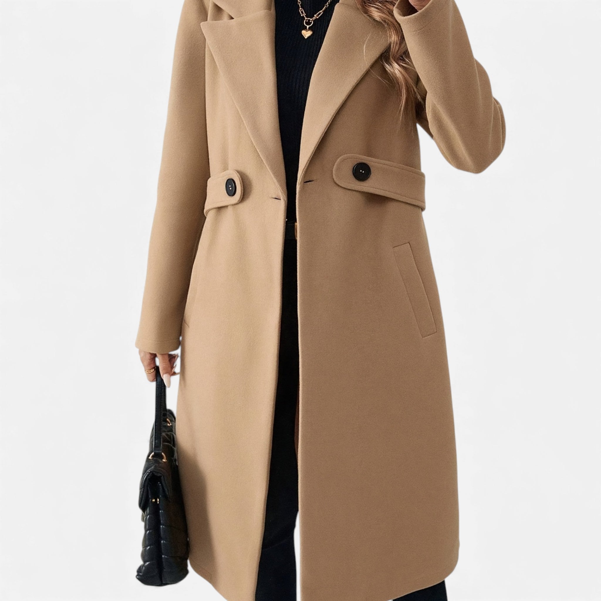Luzeva | Heritage Women’s Tweed Coat Classic Refined Winter Style