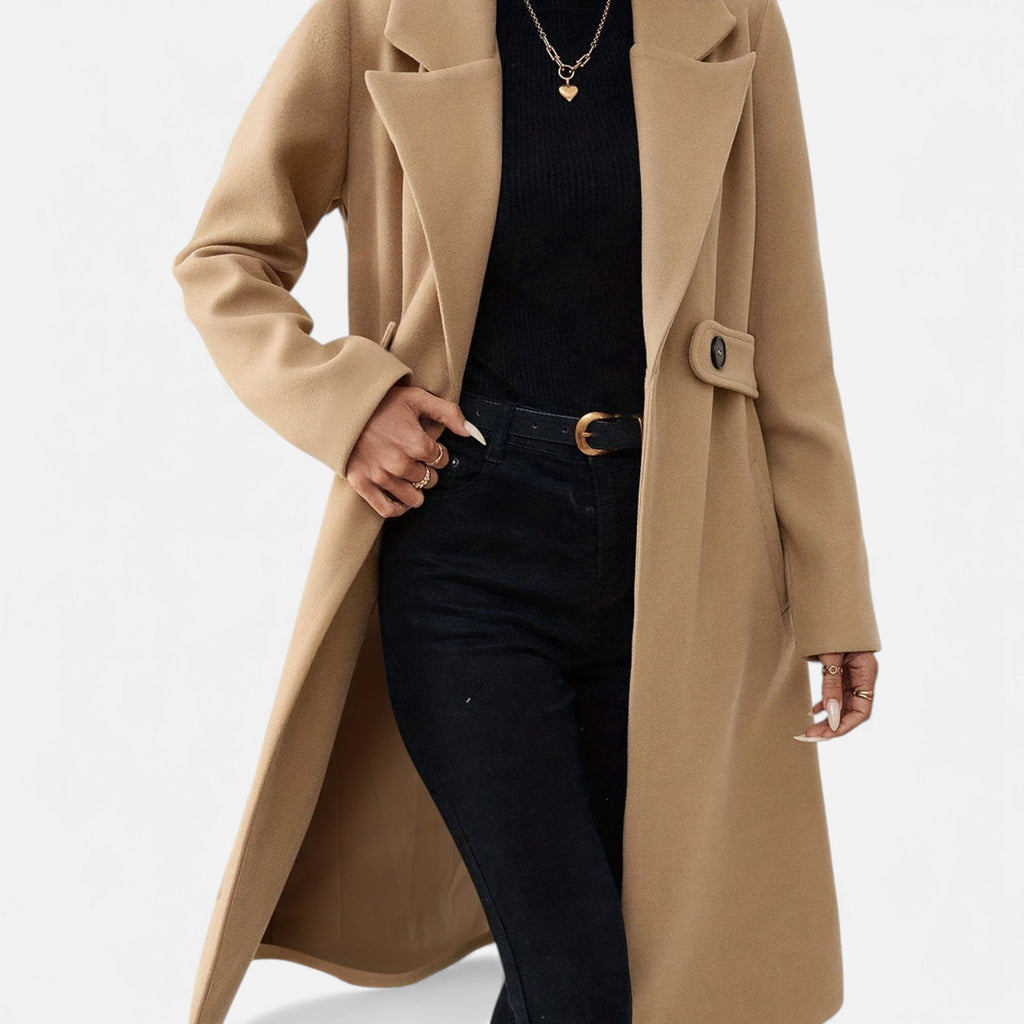 Luzeva | Heritage Women’s Tweed Coat Classic Refined Winter Style