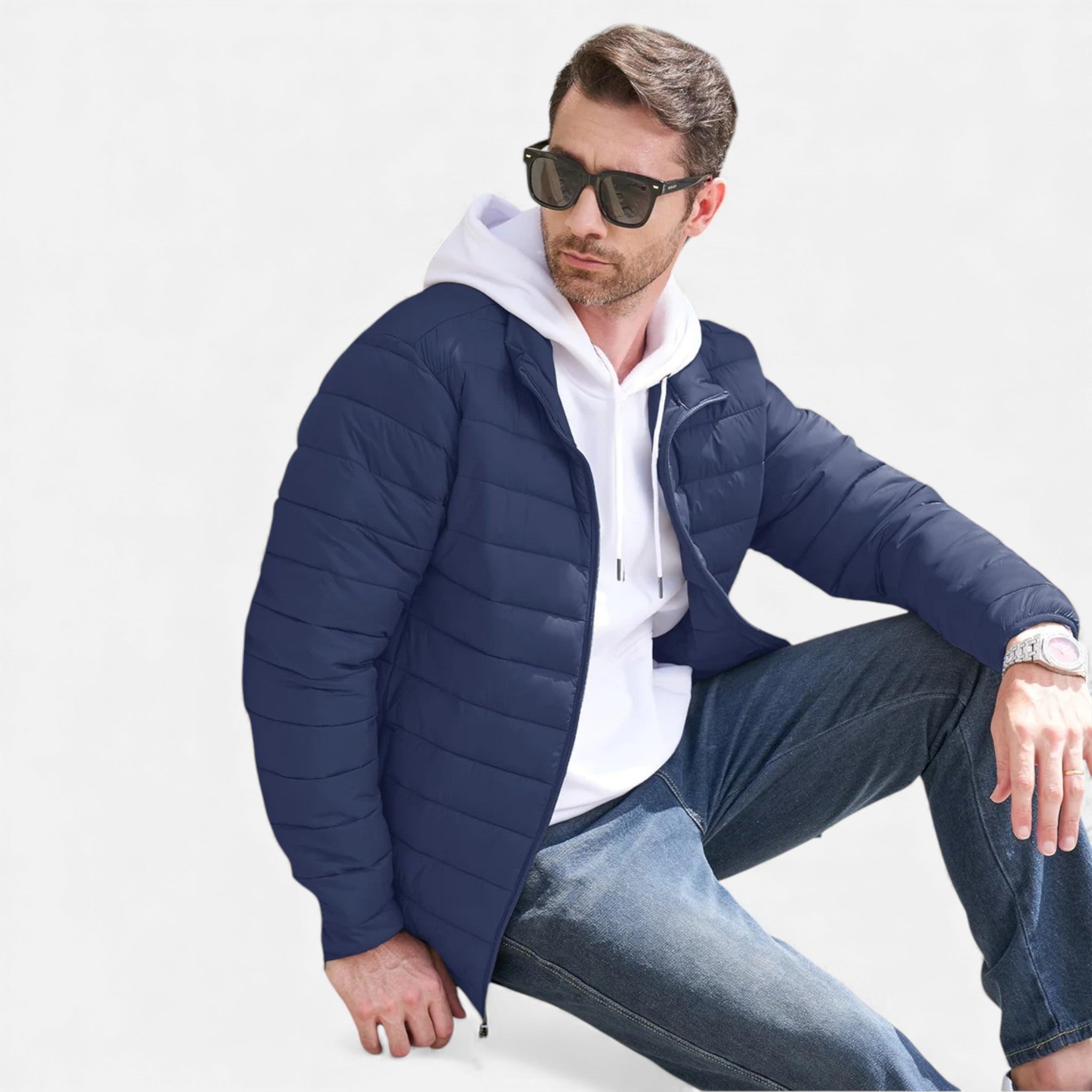 Luzeva | Men’s Nordic Down Coat Classic Warm Everyday Jacket