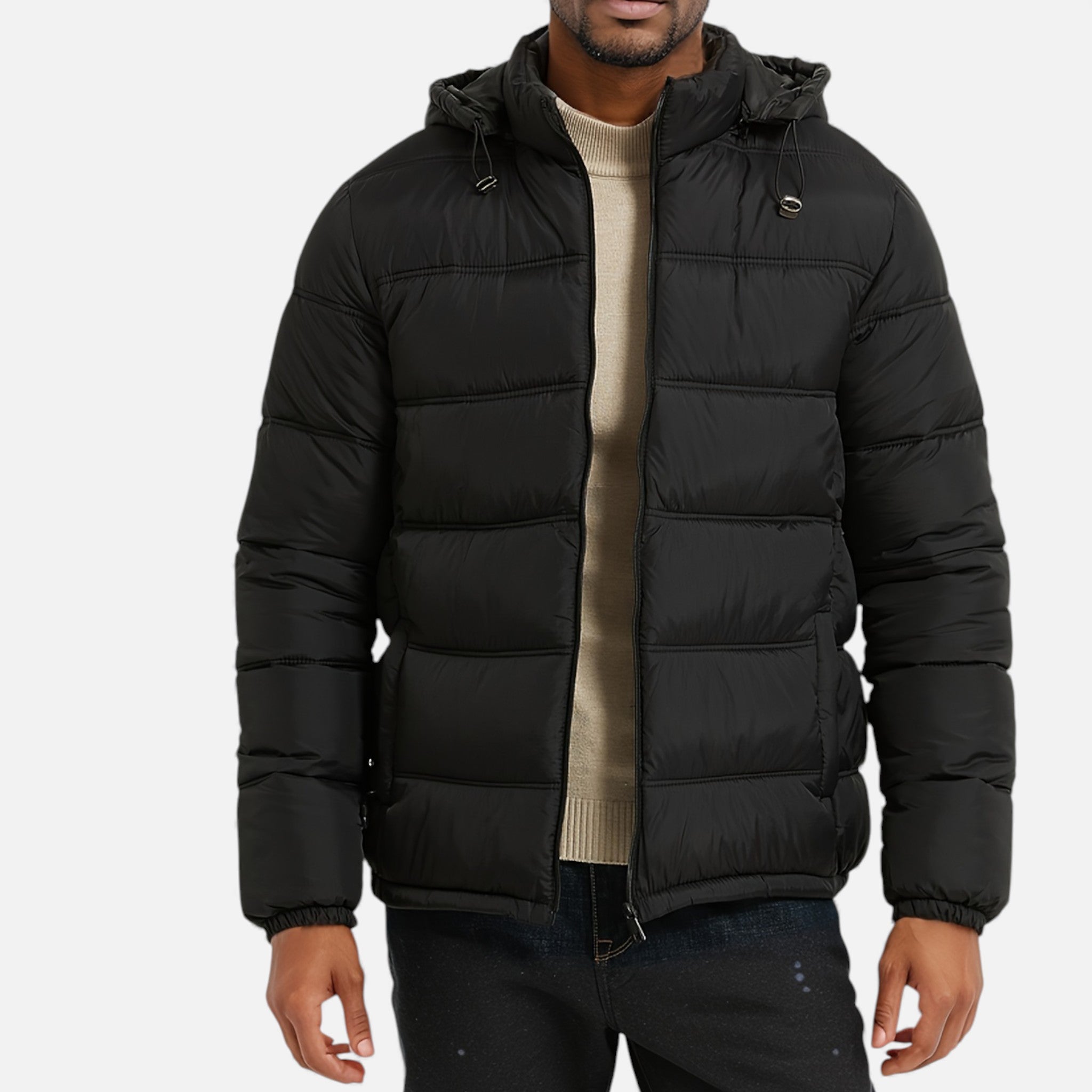 Luzeva | Men’s Quilted Alpine Jacket Timeless Winter Comfort Coat