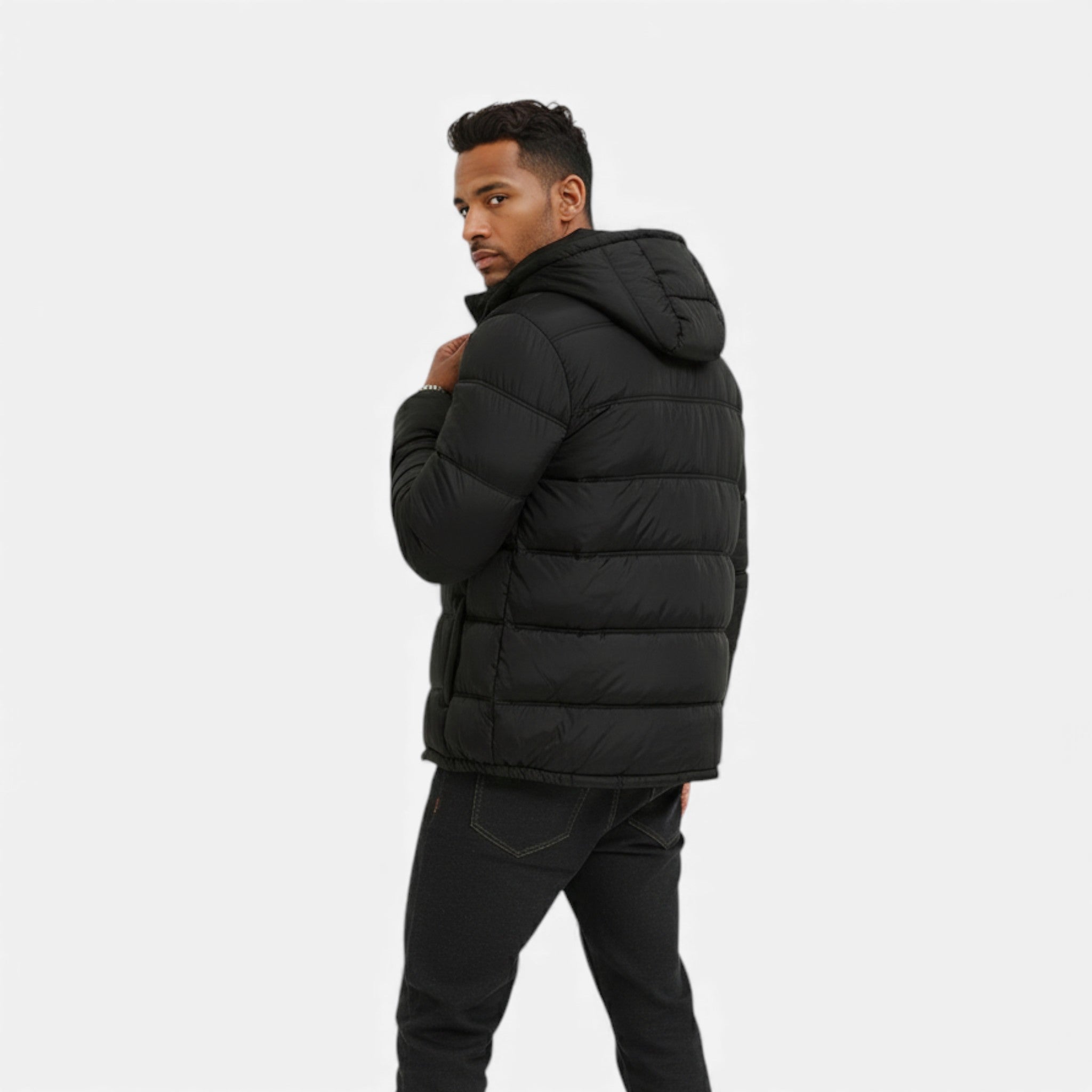 Luzeva | Men’s Quilted Alpine Jacket Timeless Winter Comfort Coat