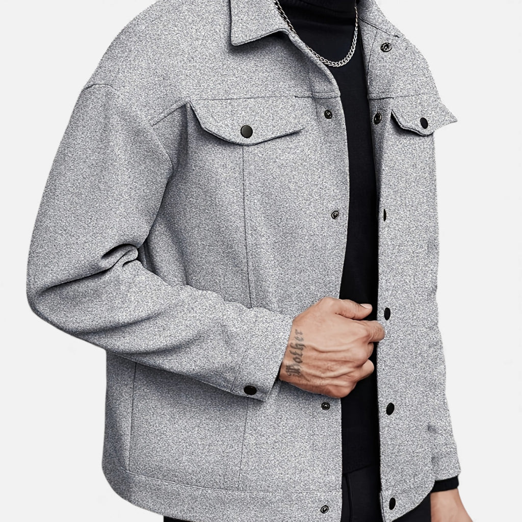 Luzeva | Men’s Classic  Jacket Refined Heritage Elegance