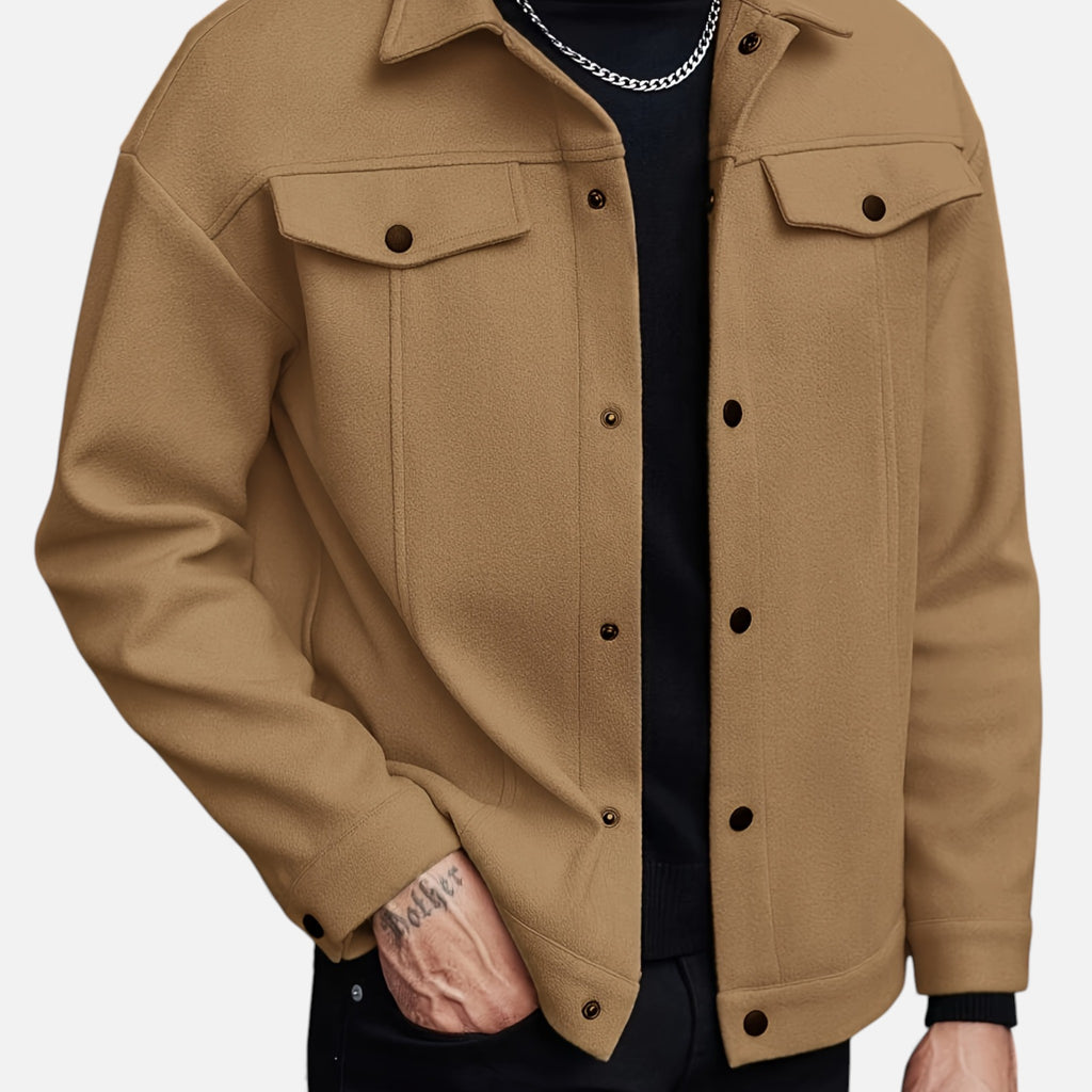 Luzeva | Men’s Classic  Jacket Refined Heritage Elegance