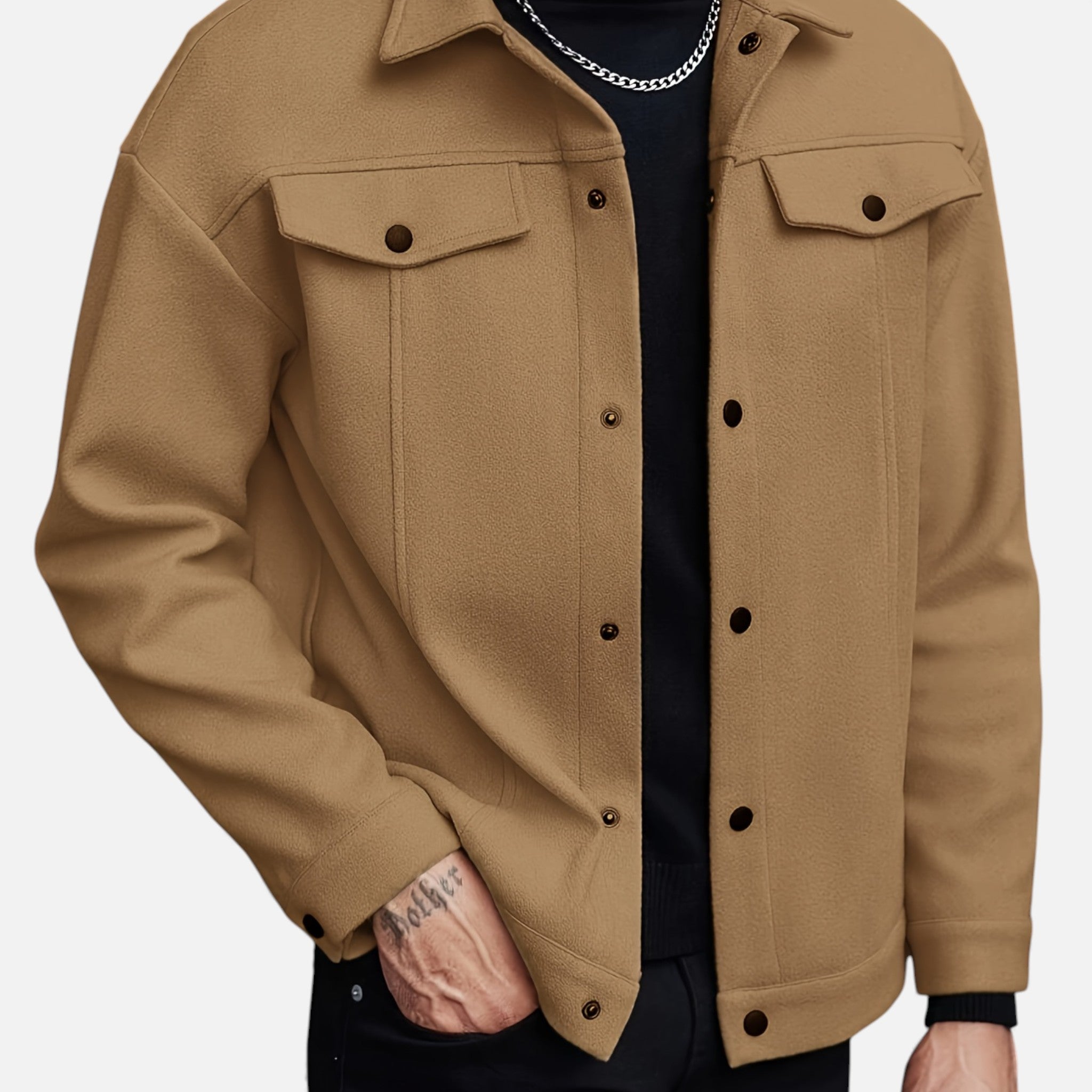 Luzeva | Men’s Classic  Jacket Refined Heritage Elegance