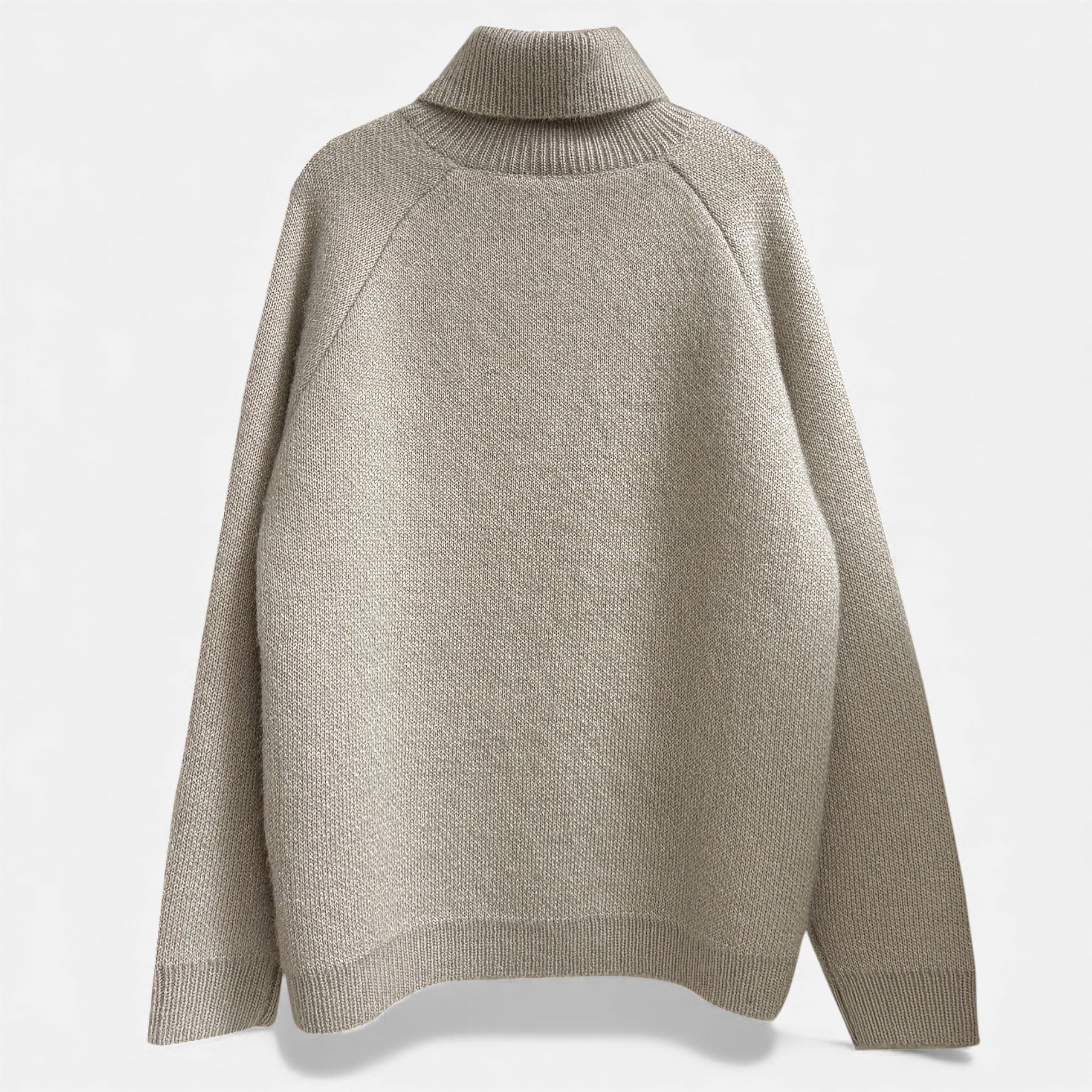 Luzeva | Women's High Neck Knit Sweater for Work Classic Comfort