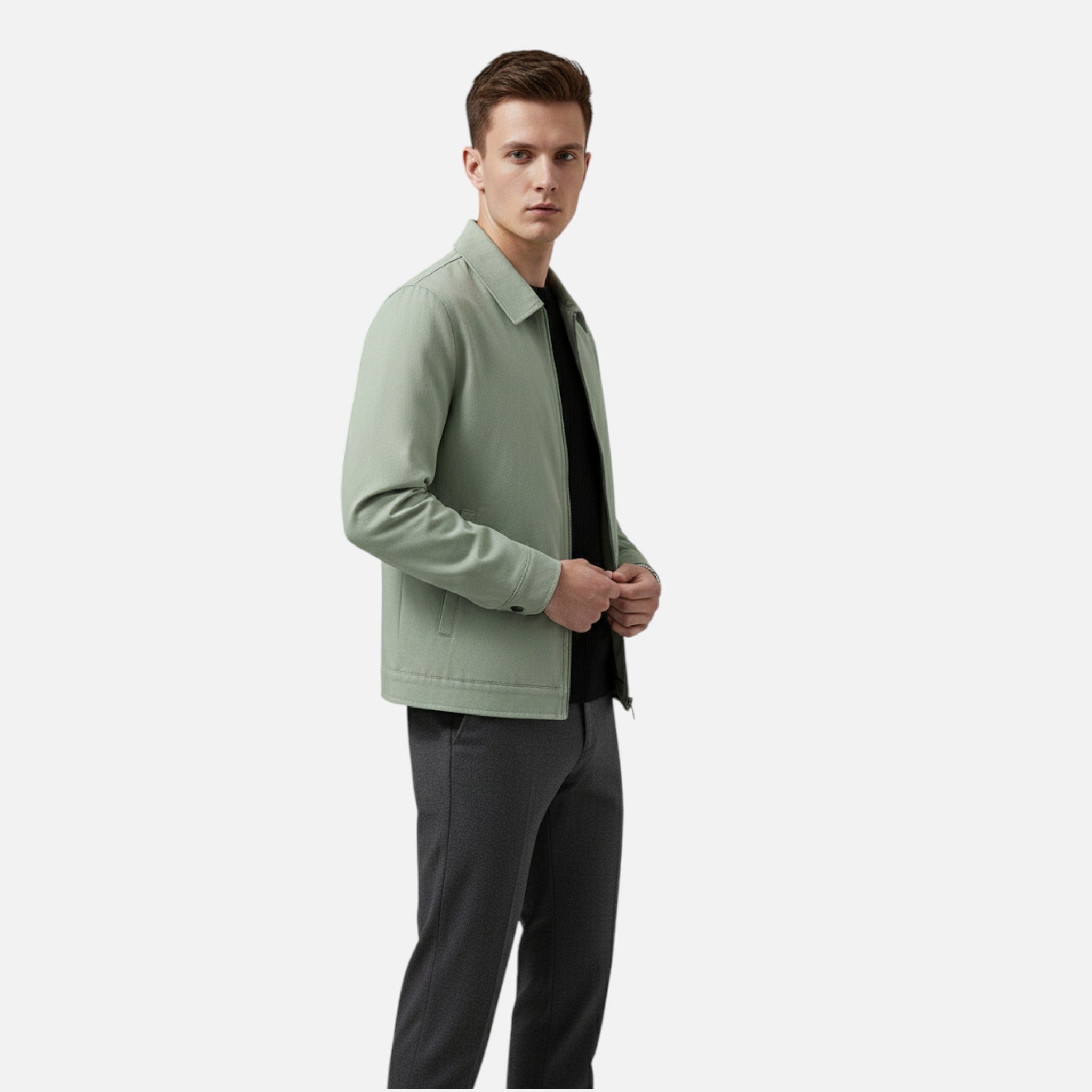 Luzeva | Men’s Heritage Twill Jacket Classic Everyday Elegance