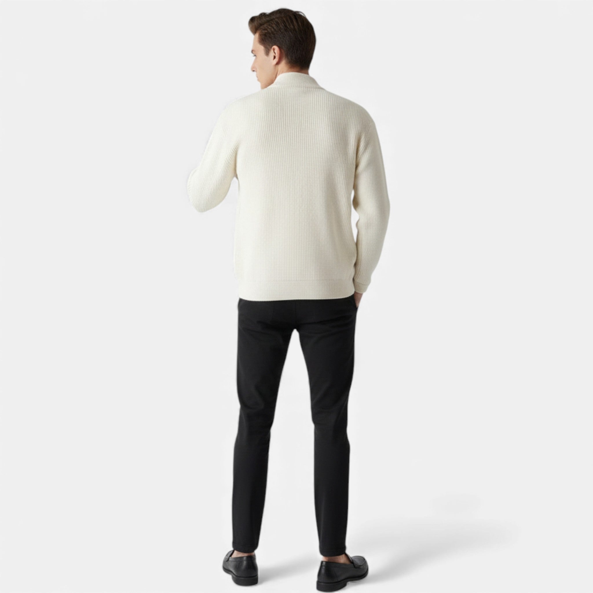 Luzeva | Men's Warm Knit Sweater Coat Comfortable Fit