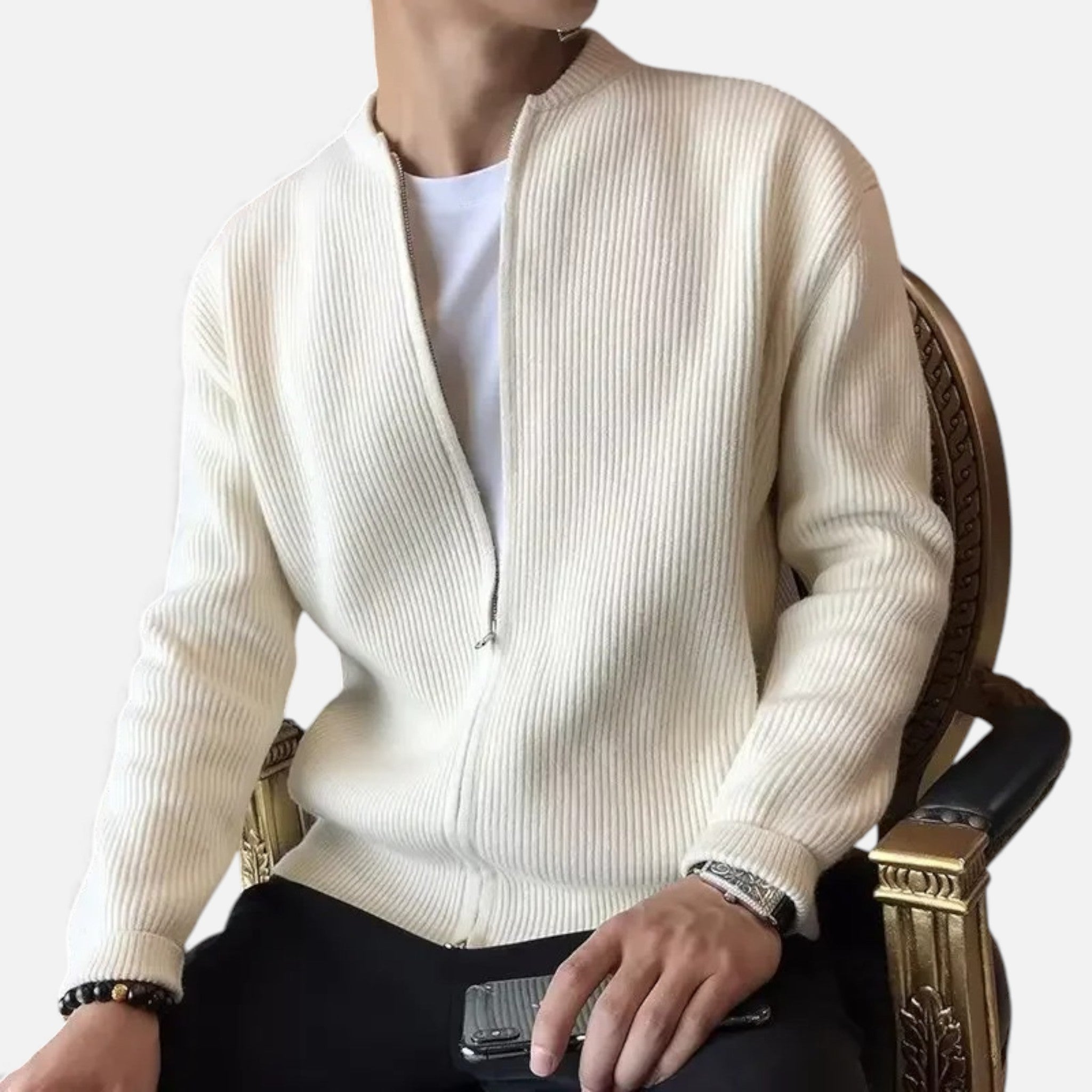 Luzeva | Men's Warm Knit Sweater Coat Comfortable Fit