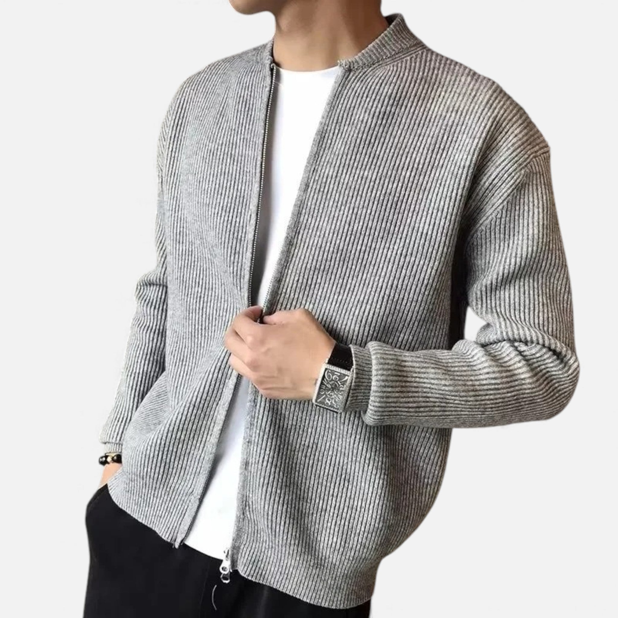 Luzeva | Men's Warm Knit Sweater Coat Comfortable Fit