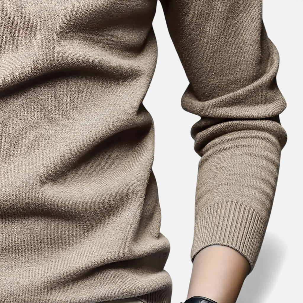 Luzeva | Men's Turtleneck Sweater Warmth Classic Fit