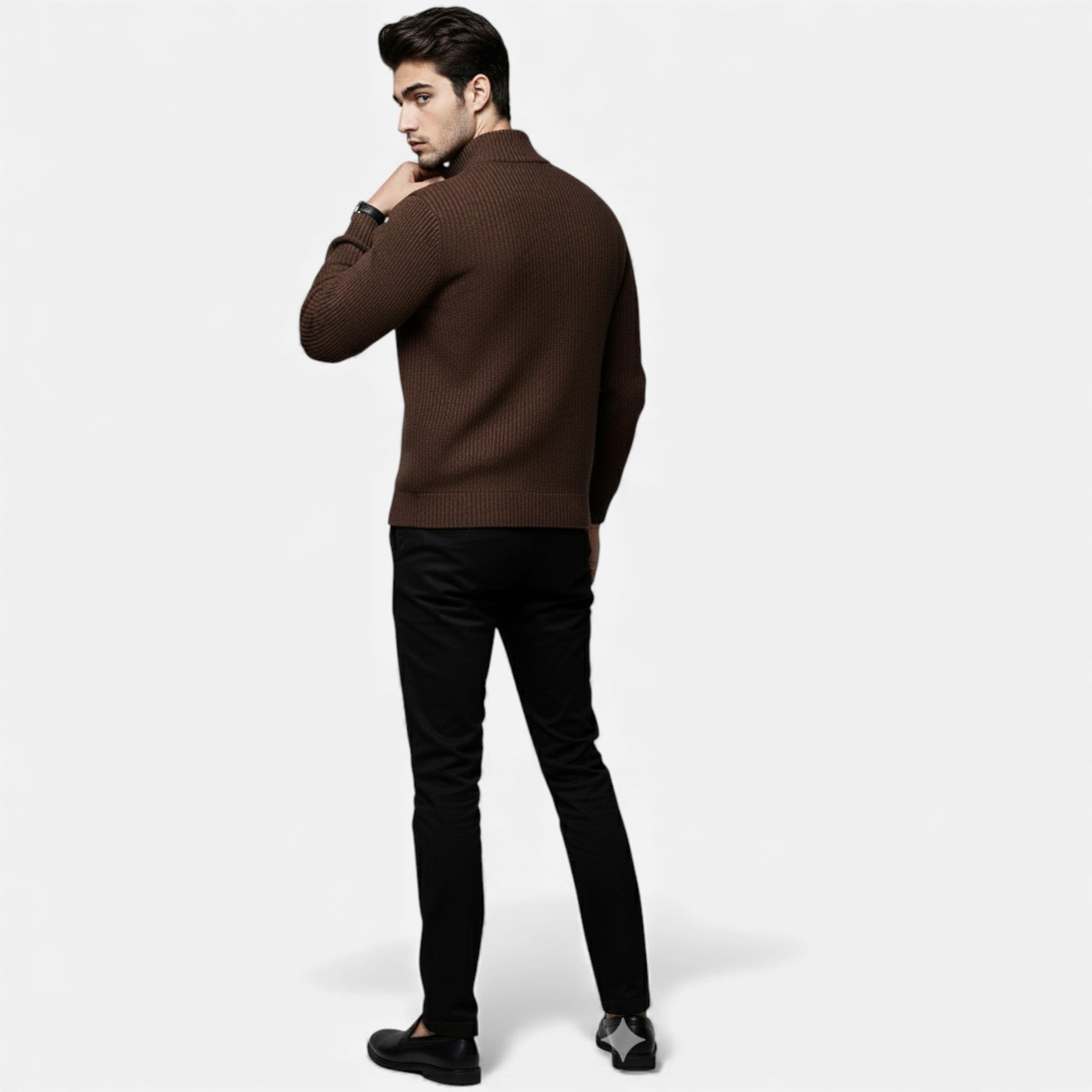 Luzeva | Men's Knit Cardigan Heritage Style Comfortable Fit