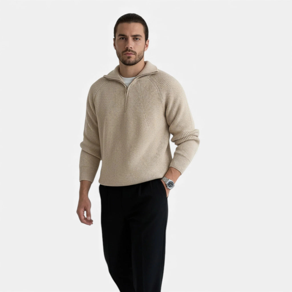 Luzeva | Men’s Heritage Outerwear Zipper Jacket Classic Refined Fit