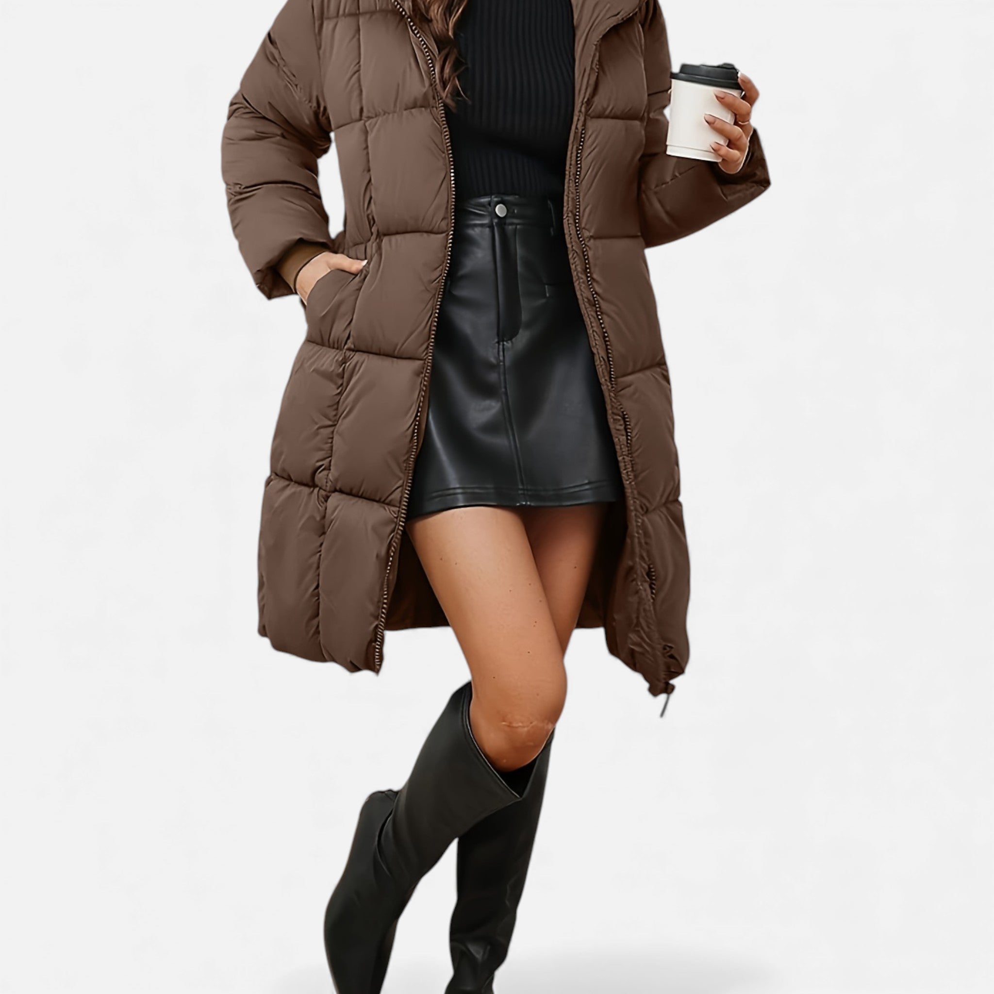 Luzeva | Women’s Heritage Hooded Winter Coat Timeless Elegance