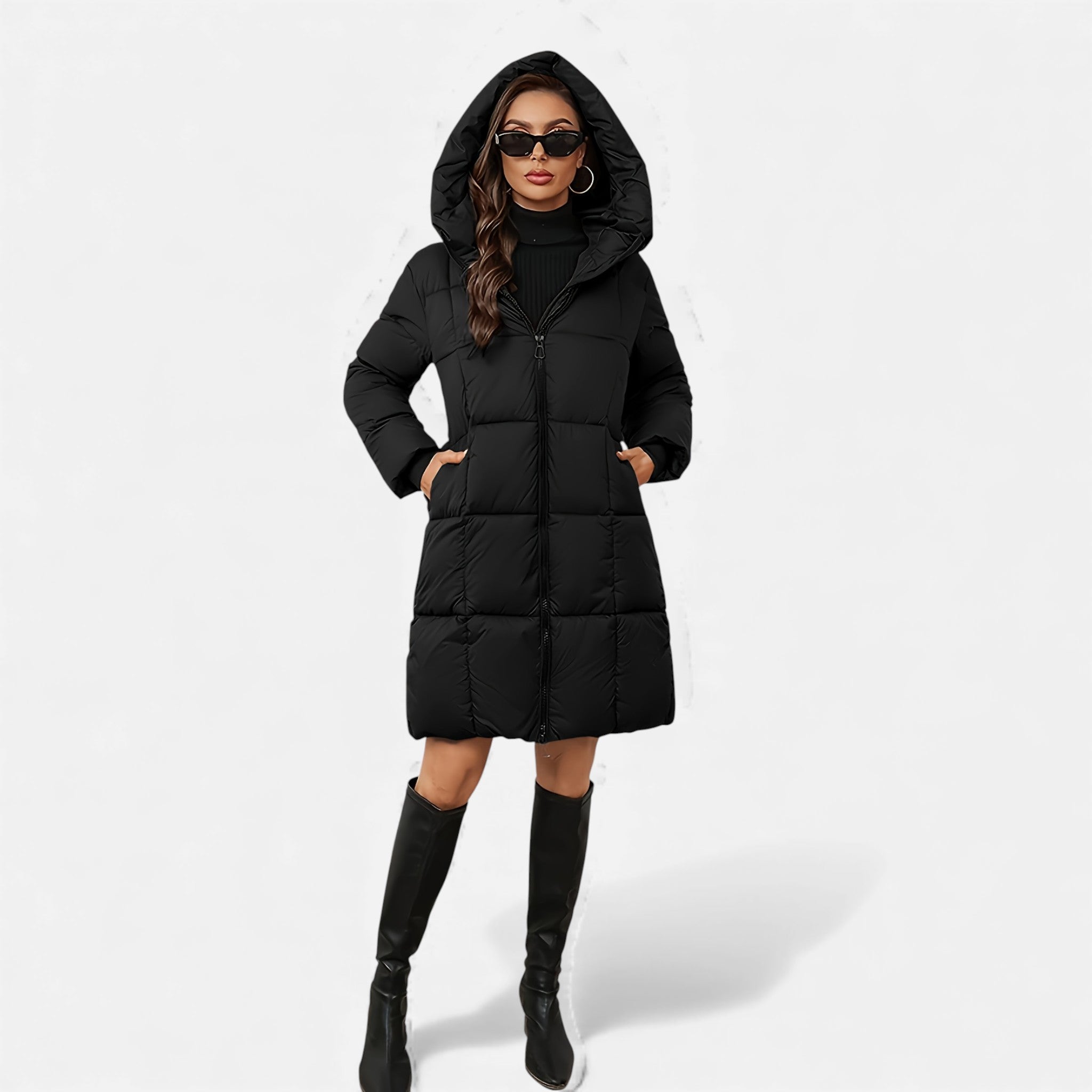 Luzeva | Women’s Heritage Hooded Winter Coat Timeless Elegance