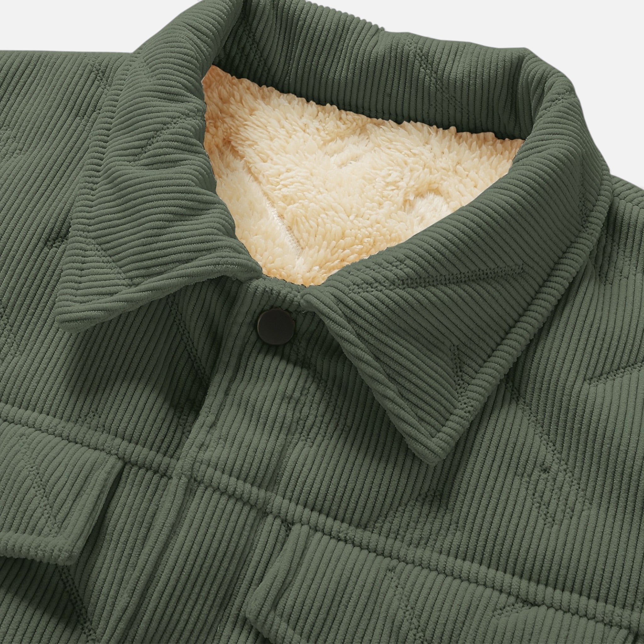 Luzeva | Men’s Heritage Fleece Coat – Winter Classic Elegance