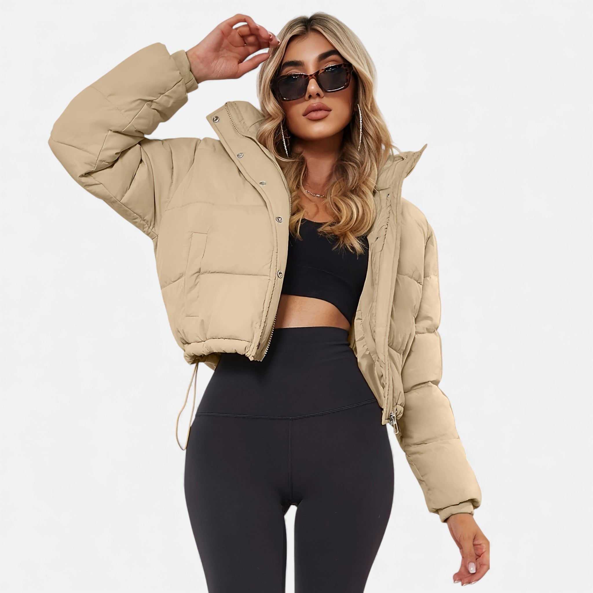 Luzeva | Women’s Heritage Puffer Coat – Elegant Winter Warmth